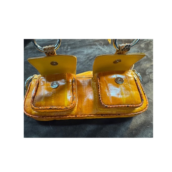 Authentic & Rare Dolce and Gabbana Python/Eel/Leather crossbody bag - Picture 5 of 13